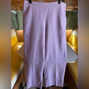 Alfred Dunner Lavender Straight-Leg Women's Pants